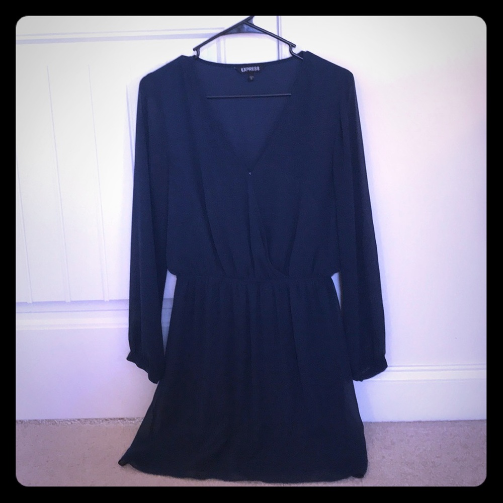Navy express dress size medium